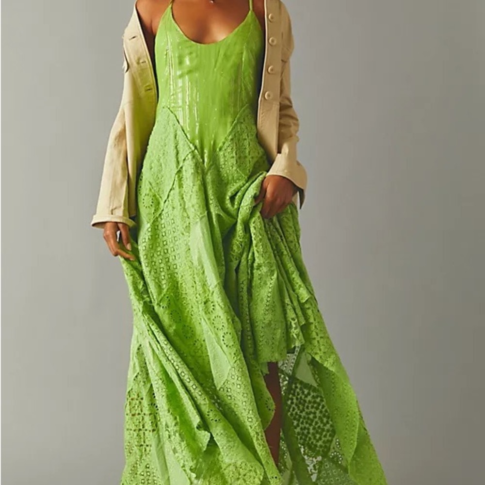 Free People One Aurella Maxi Dress Size L